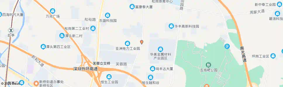 深圳华美路口_公交站地图_深圳公交_妙搜公交查询2025