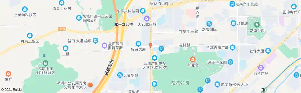 深圳黄阁坑市场_公交站地图_深圳公交_妙搜公交查询2025
