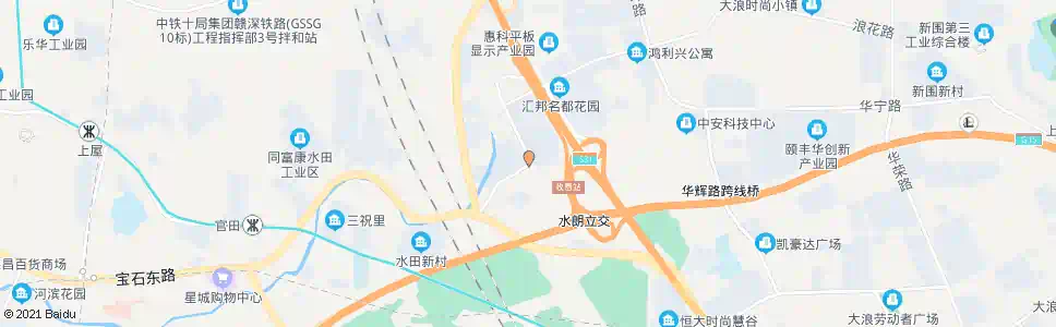 深圳捷家宝大门_公交站地图_深圳公交_妙搜公交查询2025