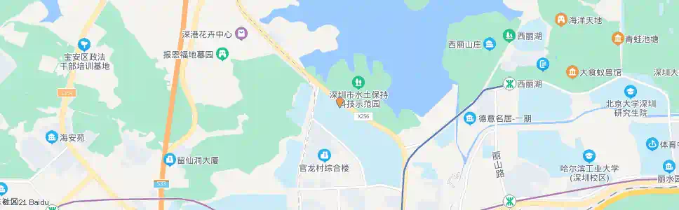 深圳西丽官龙村总站_公交站地图_深圳公交_妙搜公交查询2025