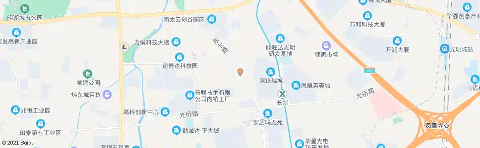 深圳光侨龙达路口_公交站地图_深圳公交_妙搜公交查询2025