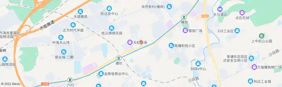 深圳横岗街道办_公交站地图_深圳公交_妙搜公交查询2025
