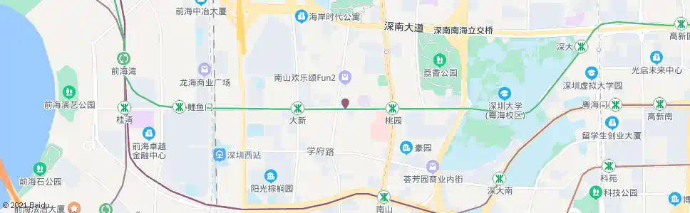 深圳桃园南新路口_公交站地图_深圳公交_妙搜公交查询2025