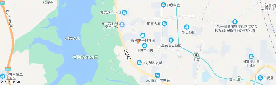 深圳现代电子厂_公交站地图_深圳公交_妙搜公交查询2025