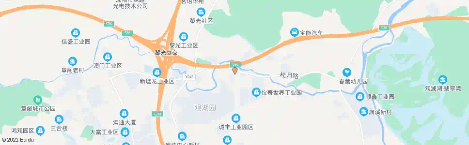 深圳陂老村_公交站地图_深圳公交_妙搜公交查询2025