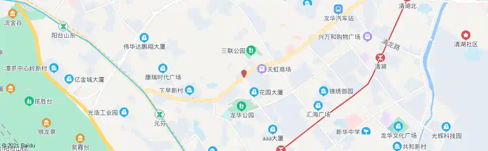 深圳金龙华广场_公交站地图_深圳公交_妙搜公交查询2025