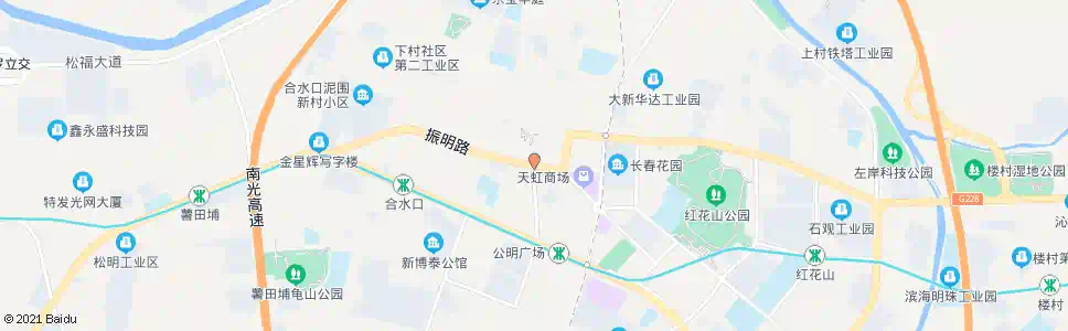 深圳公明居委会_公交站地图_深圳公交_妙搜公交查询2025