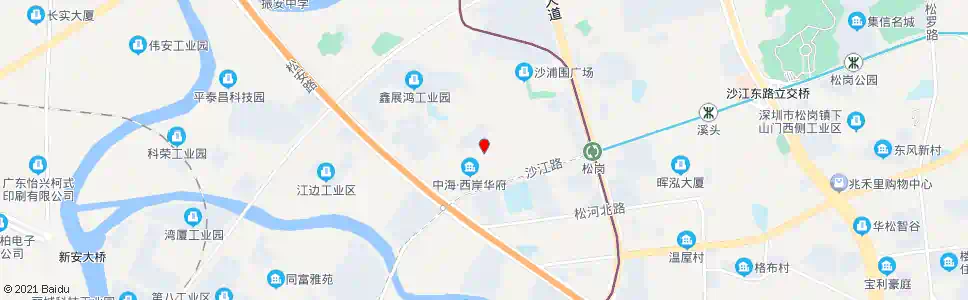 深圳江边邮局_公交站地图_深圳公交_妙搜公交查询2025