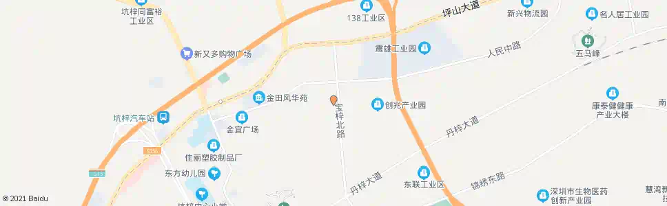 深圳坑梓成校_公交站地图_深圳公交_妙搜公交查询2025