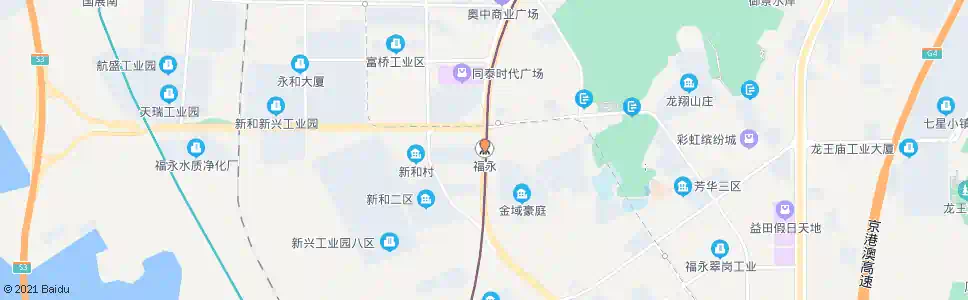 深圳福永地铁站南_公交站地图_深圳公交_妙搜公交查询2025