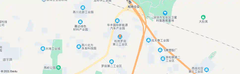 深圳罗田第三工业区_公交站地图_深圳公交_妙搜公交查询2025