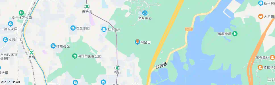 深圳淘金山小区_公交站地图_深圳公交_妙搜公交查询2025
