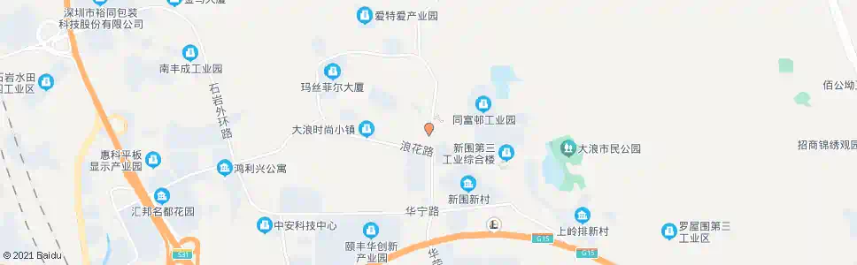 深圳浪静路中_公交站地图_深圳公交_妙搜公交查询2025