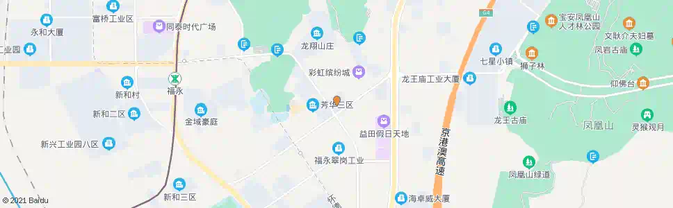 深圳福永街道办_公交站地图_深圳公交_妙搜公交查询2025