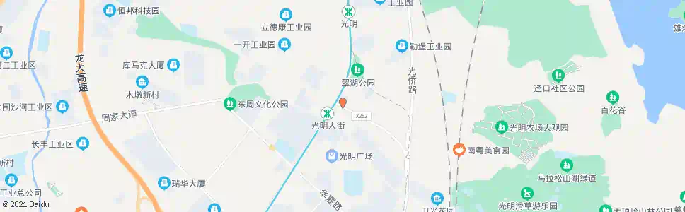 深圳光明中心站_公交站地图_深圳公交_妙搜公交查询2025
