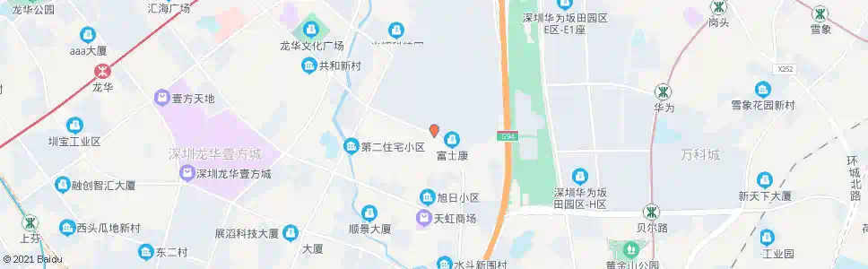 深圳富士康南二门_公交站地图_深圳公交_妙搜公交查询2025