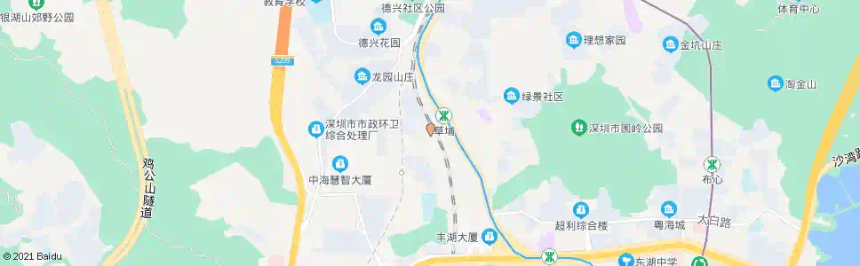 深圳土湖工业区_公交站地图_深圳公交_妙搜公交查询2025