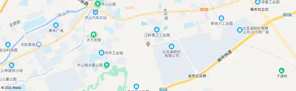 深圳比亚迪一号门_公交站地图_深圳公交_妙搜公交查询2025