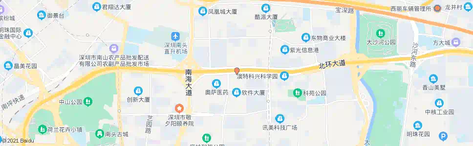 深圳北环朗山二号路口_公交站地图_深圳公交_妙搜公交查询2025