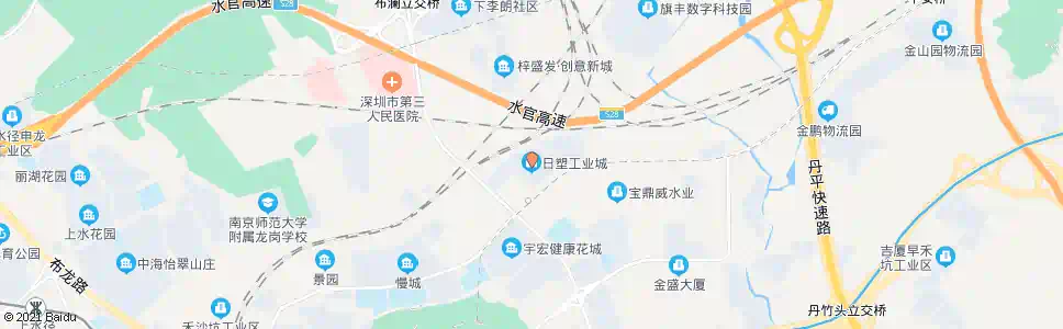 深圳日塑_公交站地图_深圳公交_妙搜公交查询2025