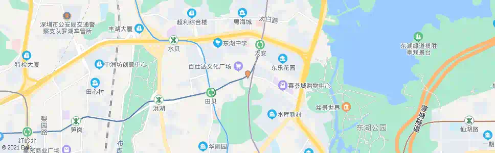 深圳百仕达花园_公交站地图_深圳公交_妙搜公交查询2025
