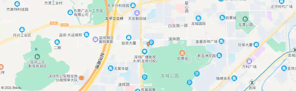 深圳龙岗中专_公交站地图_深圳公交_妙搜公交查询2025
