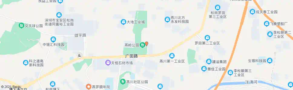 深圳燕川居委会_公交站地图_深圳公交_妙搜公交查询2025