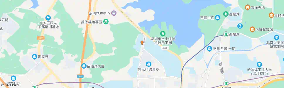 深圳深职院北校区总站_公交站地图_深圳公交_妙搜公交查询2025
