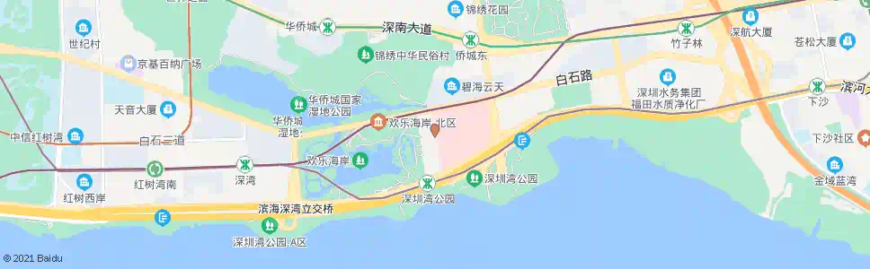深圳港大医院总站_公交站地图_深圳公交_妙搜公交查询2025