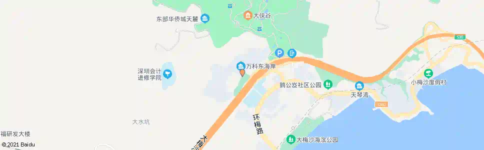 深圳东海岸三期_公交站地图_深圳公交_妙搜公交查询2025
