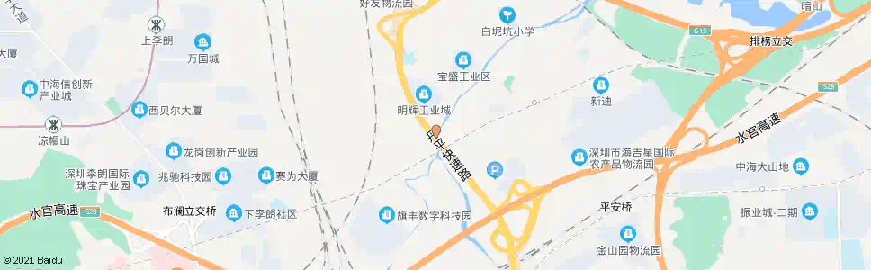 深圳白坭坑_公交站地图_深圳公交_妙搜公交查询2025
