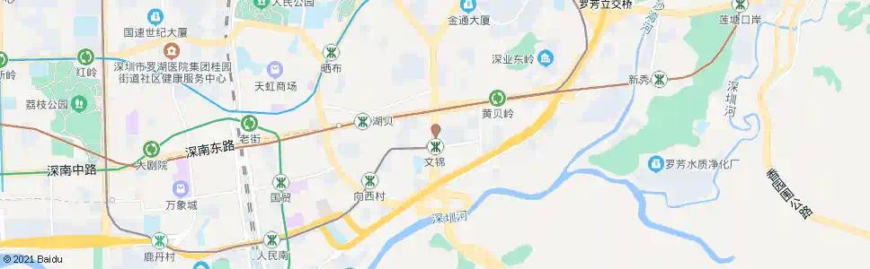 深圳文锦南路_公交站地图_深圳公交_妙搜公交查询2025