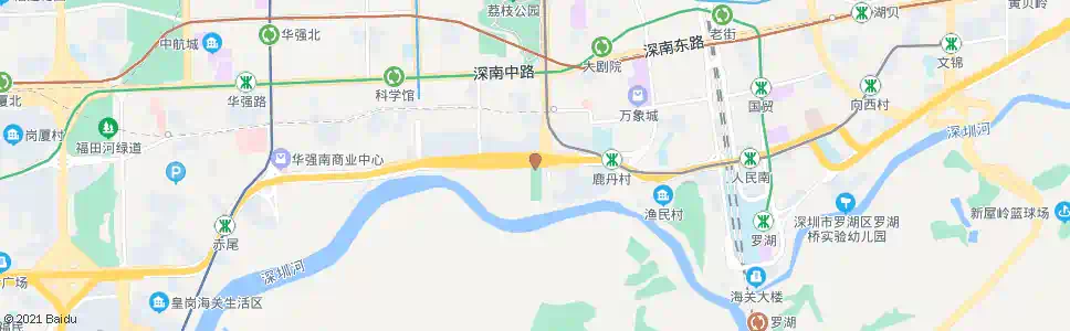 深圳滨江新村1_公交站地图_深圳公交_妙搜公交查询2025