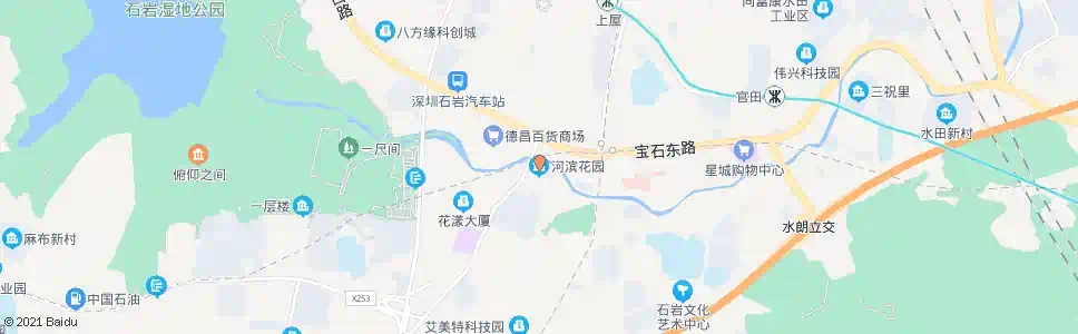 深圳河滨花园_公交站地图_深圳公交_妙搜公交查询2025