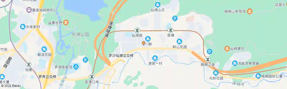 深圳鹏兴花园六期_公交站地图_深圳公交_妙搜公交查询2025