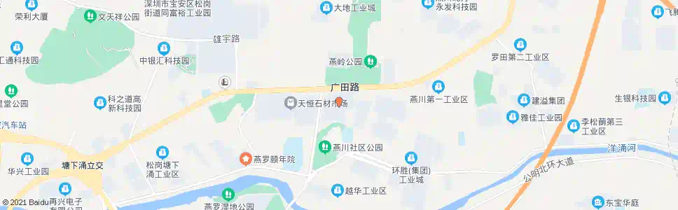 深圳燕景华庭_公交站地图_深圳公交_妙搜公交查询2025