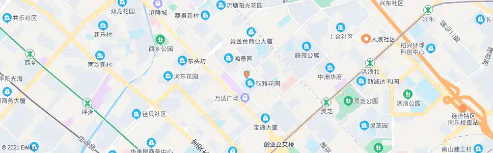 深圳上川建安路口_公交站地图_深圳公交_妙搜公交查询2025