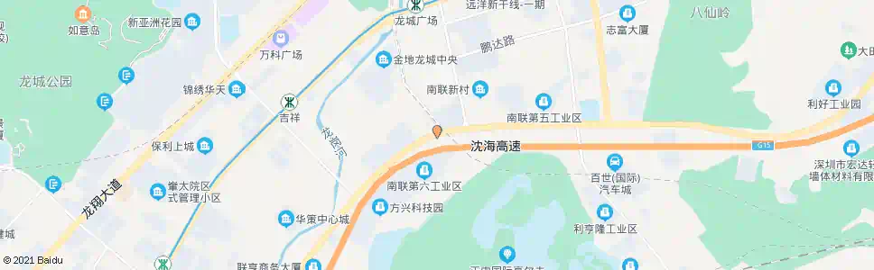 深圳银珠岭小区南_公交站地图_深圳公交_妙搜公交查询2025