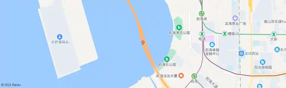 深圳西联前海堆场_公交站地图_深圳公交_妙搜公交查询2025