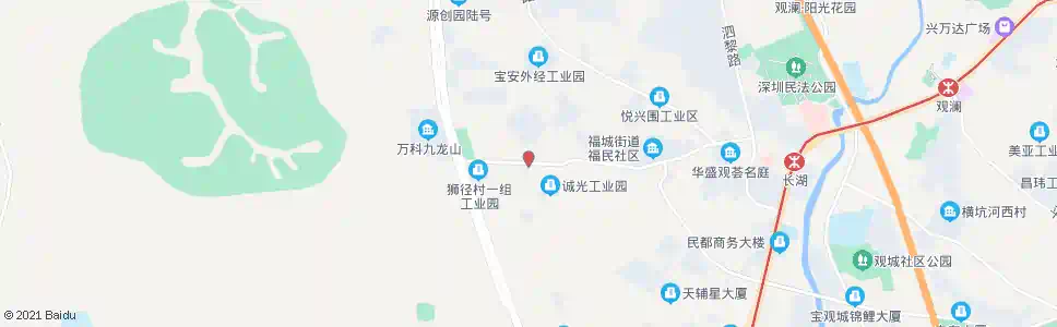 深圳冼屋村_公交站地图_深圳公交_妙搜公交查询2025