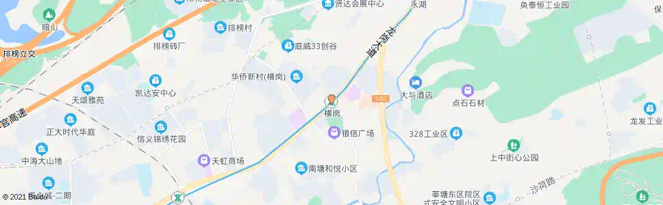 深圳横岗地铁站_公交站地图_深圳公交_妙搜公交查询2025