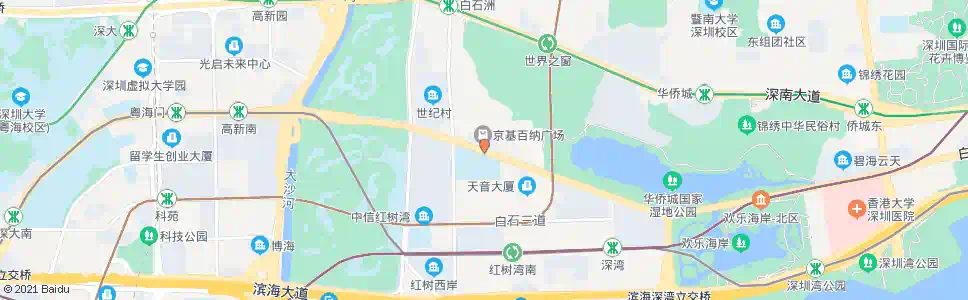 深圳百纳广场_公交站地图_深圳公交_妙搜公交查询2025