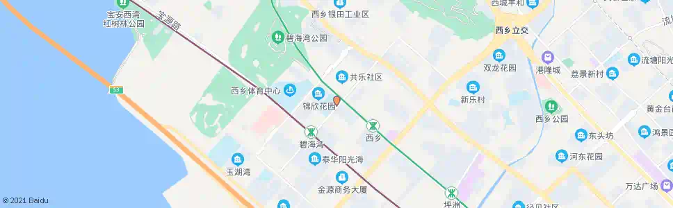 深圳海湾中学_公交站地图_深圳公交_妙搜公交查询2025