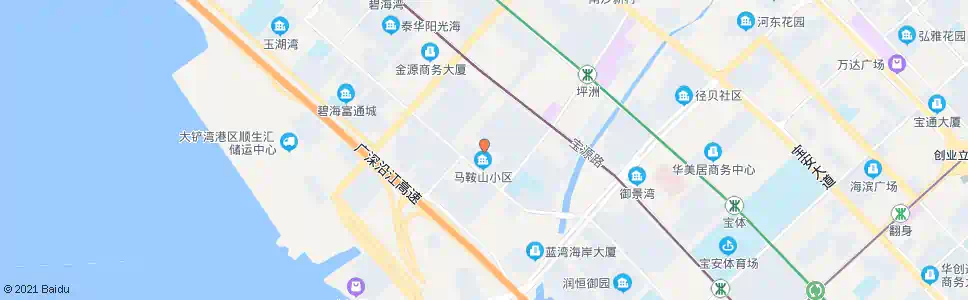深圳海城名苑_公交站地图_深圳公交_妙搜公交查询2025
