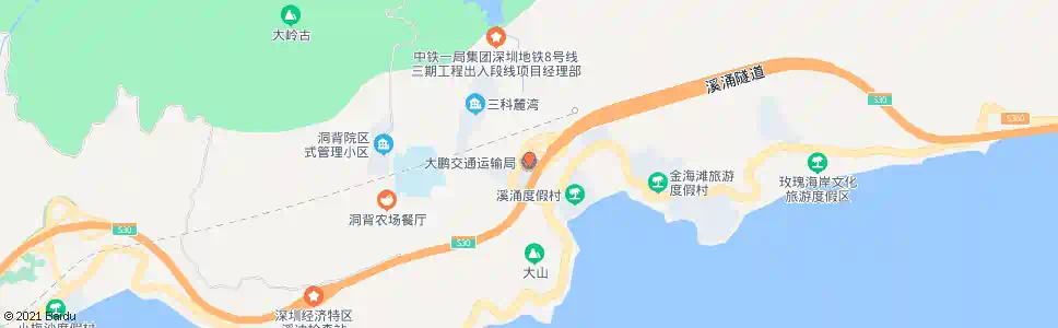 深圳大鹏交通局_公交站地图_深圳公交_妙搜公交查询2025
