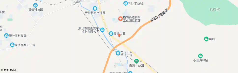 深圳竹坑西坑路口_公交站地图_深圳公交_妙搜公交查询2025