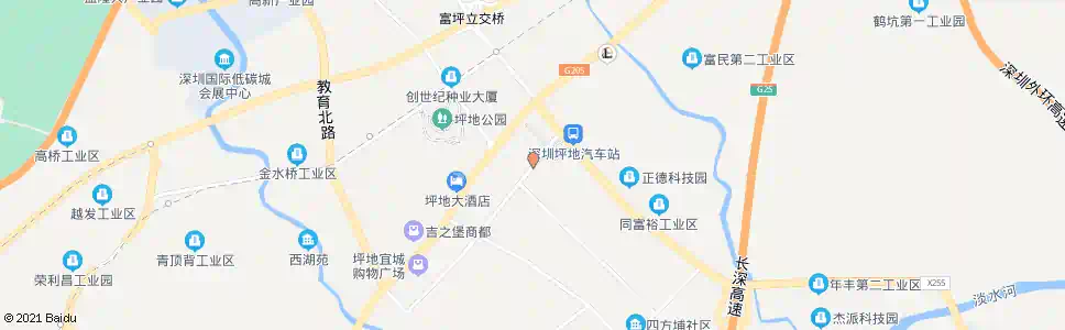 深圳坪地法庭_公交站地图_深圳公交_妙搜公交查询2025