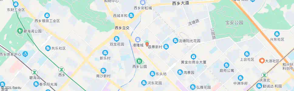 深圳西乡街道办西_公交站地图_深圳公交_妙搜公交查询2025