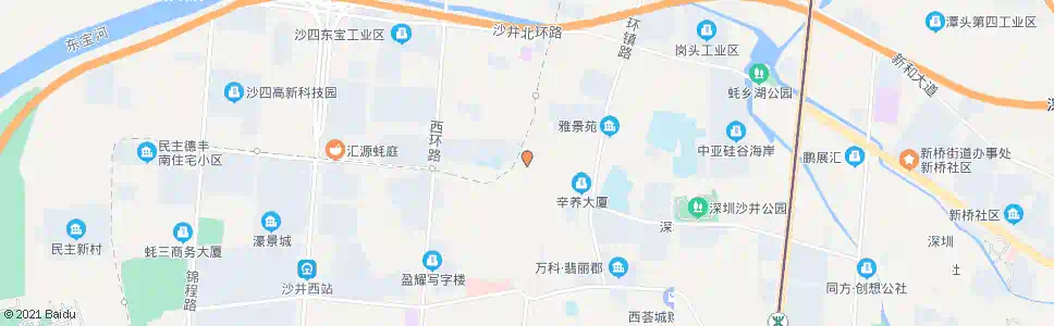 深圳蚝二村_公交站地图_深圳公交_妙搜公交查询2025
