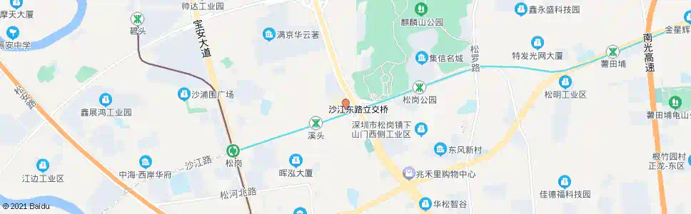 深圳松岗人民医院前门_公交站地图_深圳公交_妙搜公交查询2025